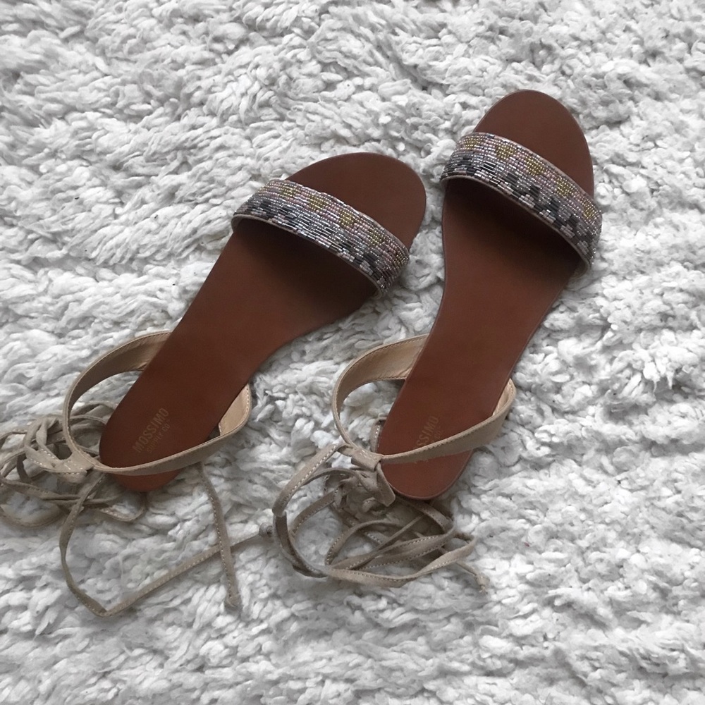 Mossimo Supply Co. Ankle-Tie Sandals